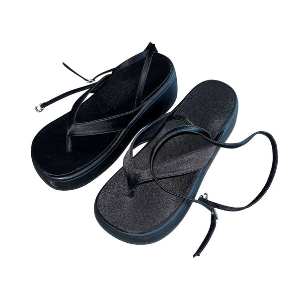 simple platform sandals