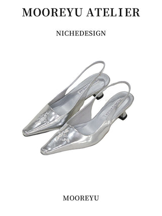 silver pointed heels 01