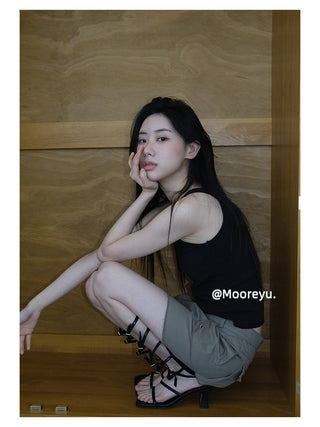 black square boots