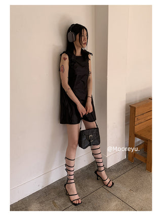 black square boots