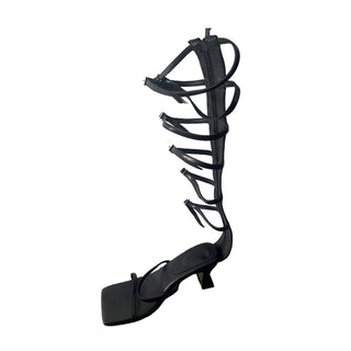 black square boots
