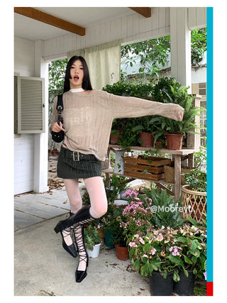 mesh knee boots