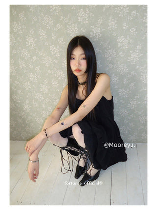 mesh knee boots
