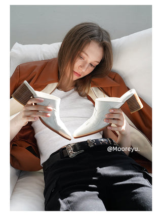 silver platform mules