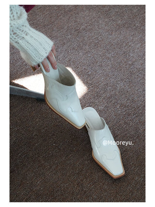 silver platform mules