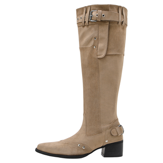 Below Knee Suede Boots