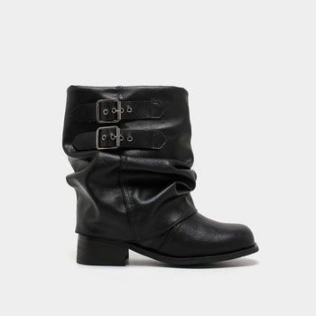 Genuine Leather Motorcycle Boots