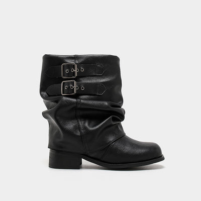 Genuine Leather Motorcycle Boots