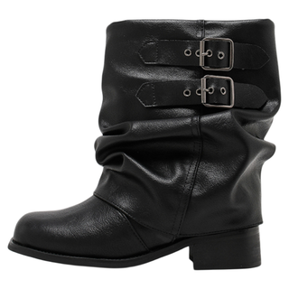 Genuine Leather Motorcycle Boots