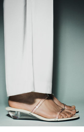 Crystal Heel Strap Sandals