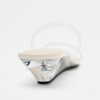 Crystal Heel Strap Sandals