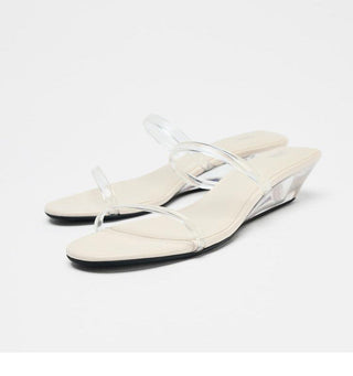 Crystal Heel Strap Sandals