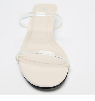 Crystal Heel Strap Sandals