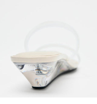 Crystal Heel Strap Sandals
