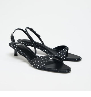Polka Dot Strap Sandals
