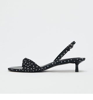 Polka Dot Strap Sandals