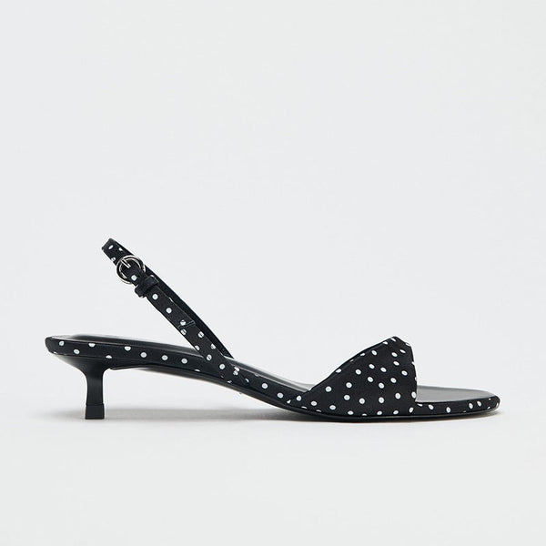 Polka Dot Strap Sandals