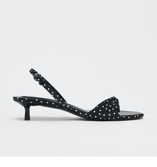 Polka Dot Strap Sandals