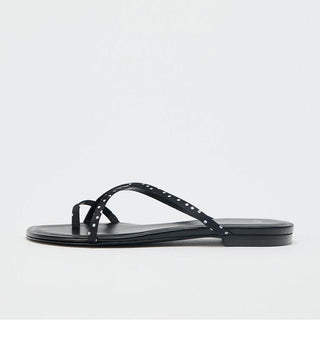 Polka Dot Flat Slippers