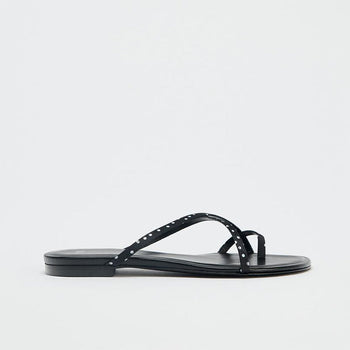 Polka Dot Flat Slippers
