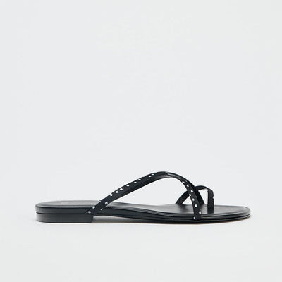 Polka Dot Flat Slippers