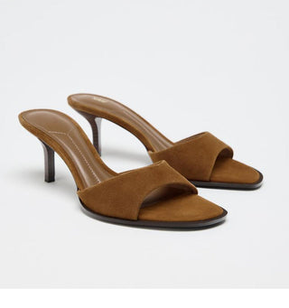 Stiletto Heel Mules Slippers