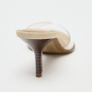 Stiletto Heel Mules Slippers