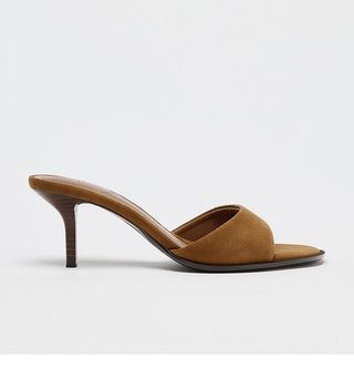 Stiletto Heel Mules Slippers