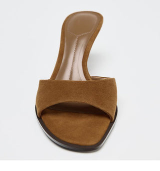 Stiletto Heel Mules Slippers