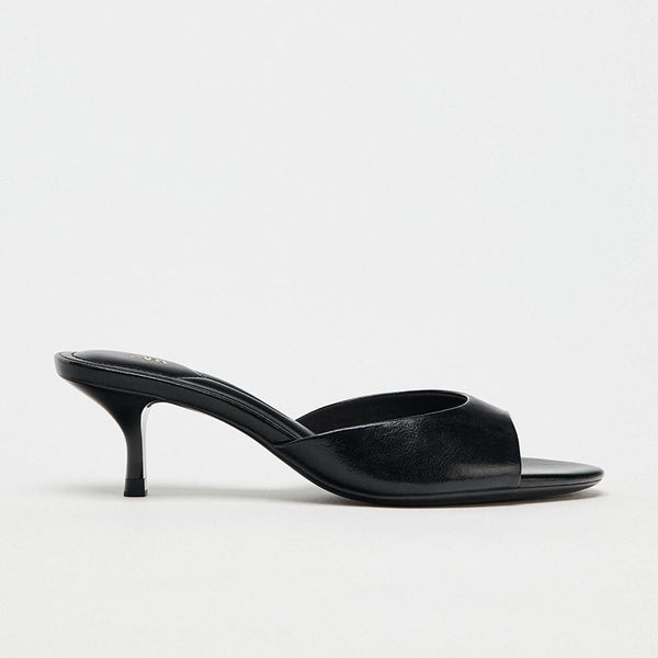 Stiletto Heel Muller Sandals