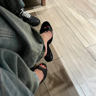 Stiletto Heel Muller Sandals
