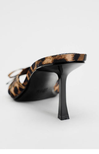 High Heel Bow Sandals