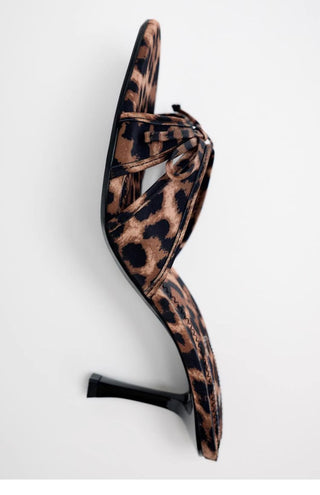 High Heel Bow Sandals