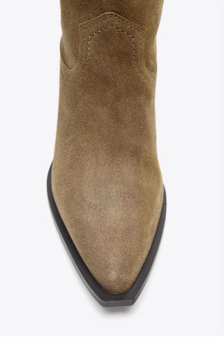 Chunky Heel Cowboy Boots