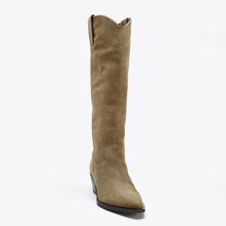 Chunky Heel Cowboy Boots