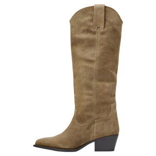 Chunky Heel Cowboy Boots