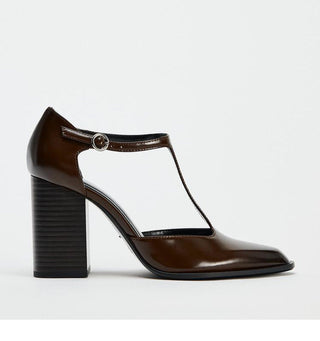 Pointed High Heel Mules