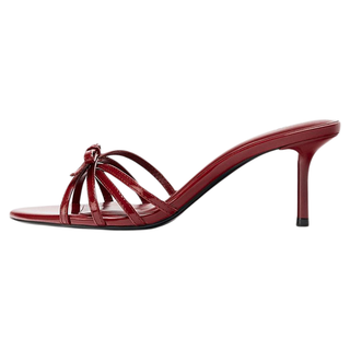 Patent Leather Heel Sandals