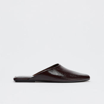 Flat Round Toe Mules