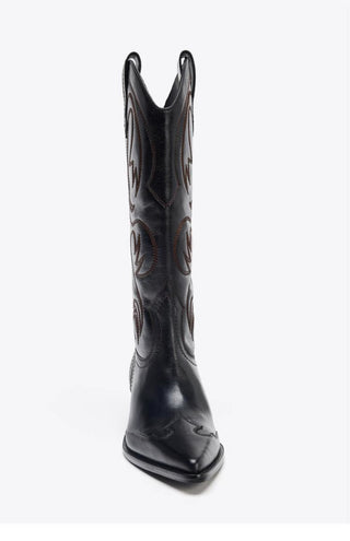 Embroidered Western Cowboy Boots