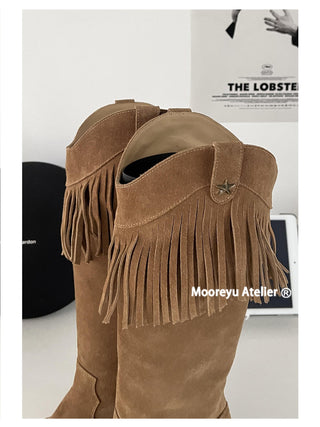Tassel Knight Boots