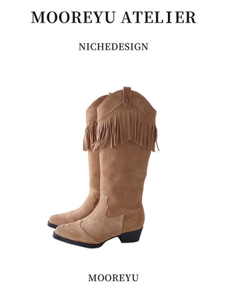 Tassel Knight Boots
