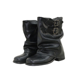 Pleated Pile Style Boots