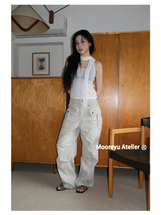 One-strap Horse Fur Sandals