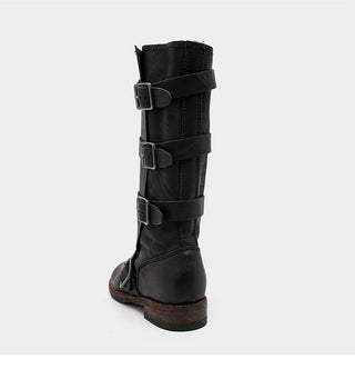 Buckle Decor High Boots