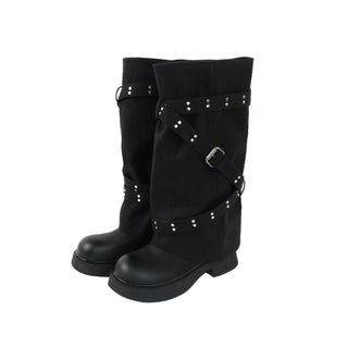 Mooreyu Pantyhose Boots