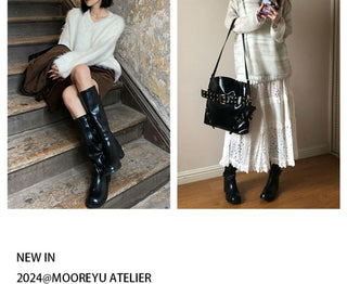 Mooreyu Leather Boots