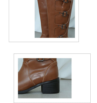 Mooreyu Leather Boots