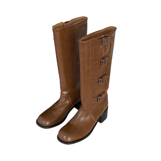 Mooreyu Leather Boots