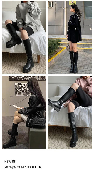 Mooreyu Platform Boots